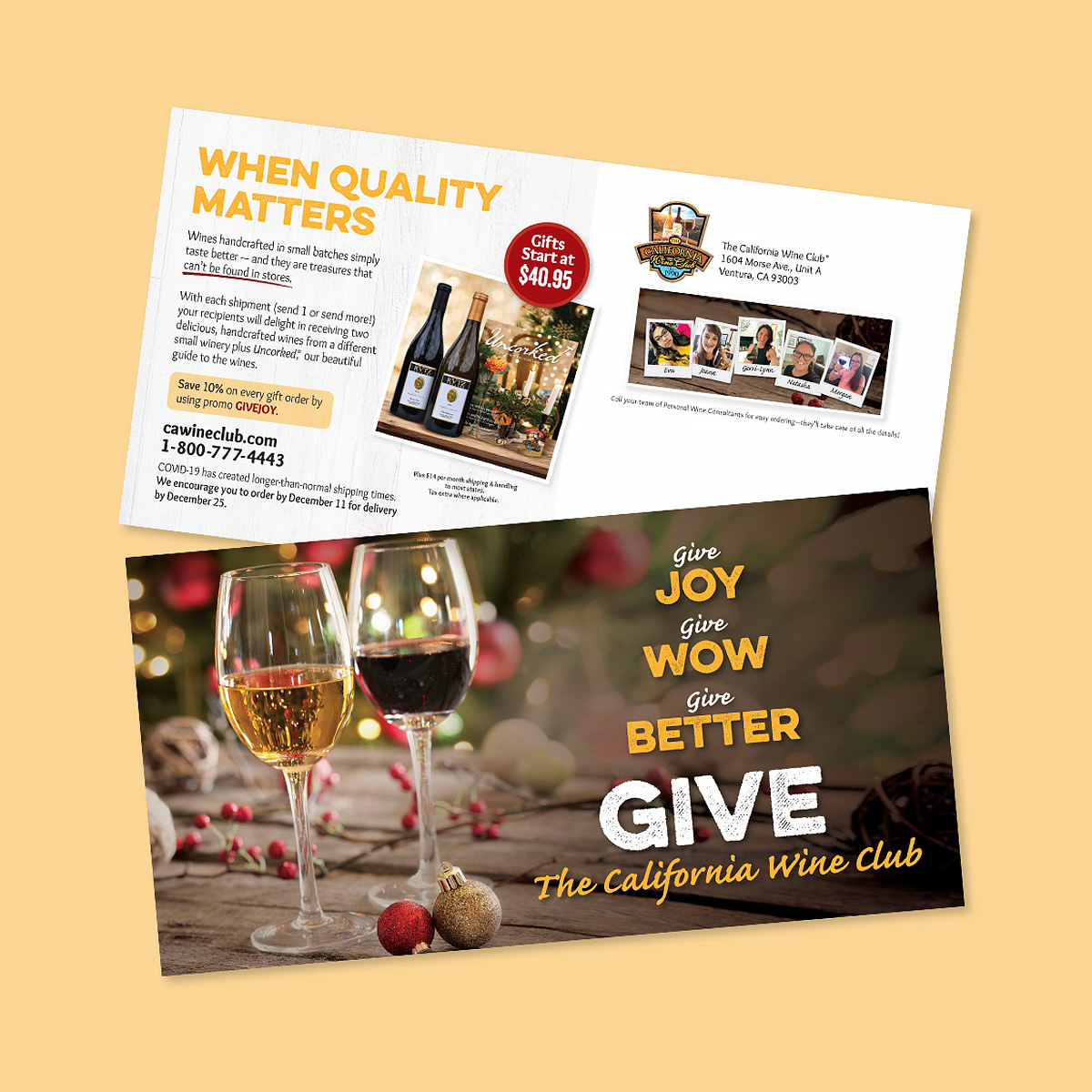 The California Wine Club Postcard